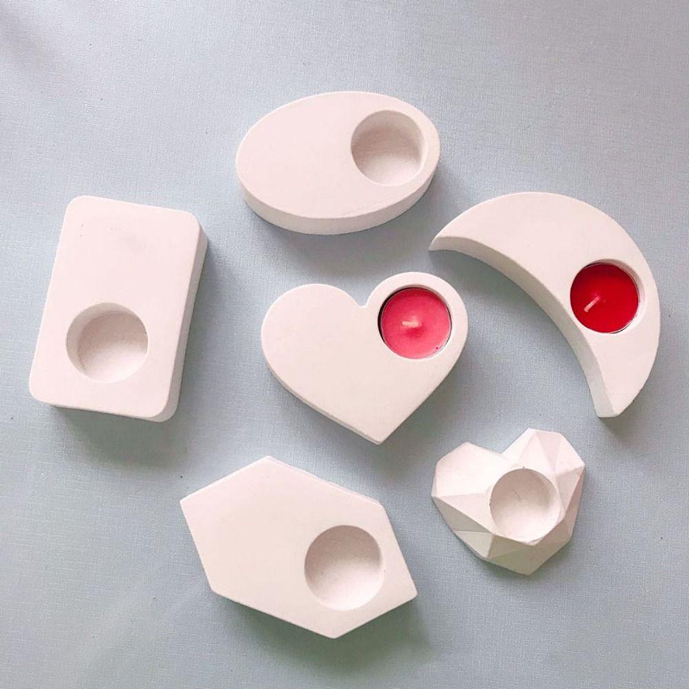 Khuôn Silicone Làm Giá Đỡ Đèn Cầy Không Mùi Tiện Dụng DIY