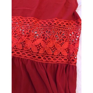 ORDER Đầm Boho, Váy phối ren dáng dài - 2 màu