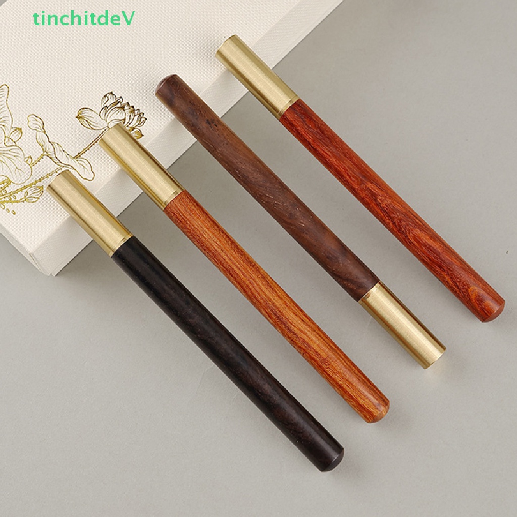 Bút Bi Nắp Lăn Bằng Đồng Thau Phong Cách Vintage Dành Cho Học Sinh / Văn Phòng