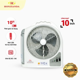 Quạt và đèn sạc tích điện hoanjianda-hjd-213