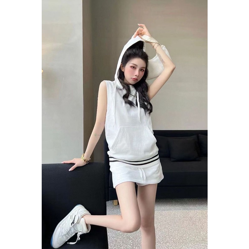 Set Đồ Thể Thao Hai Món Phong Cách Thời Trang Phương Tây Thời Trang Mùa Hè 2022