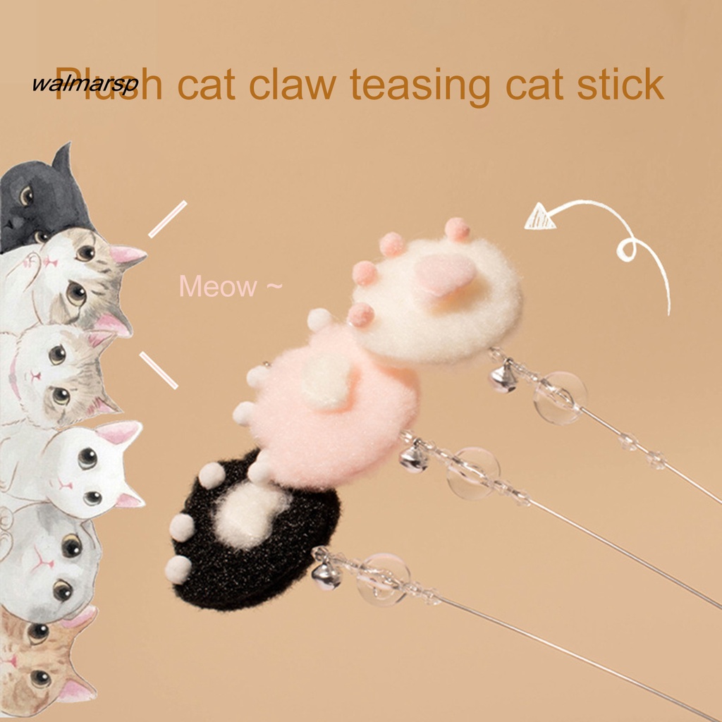 Đồ Chơi Bằng Vải Bông Chống Cào Hình Móng Mèo Có Chuông Dễ Thương Cho Mèo Cưng