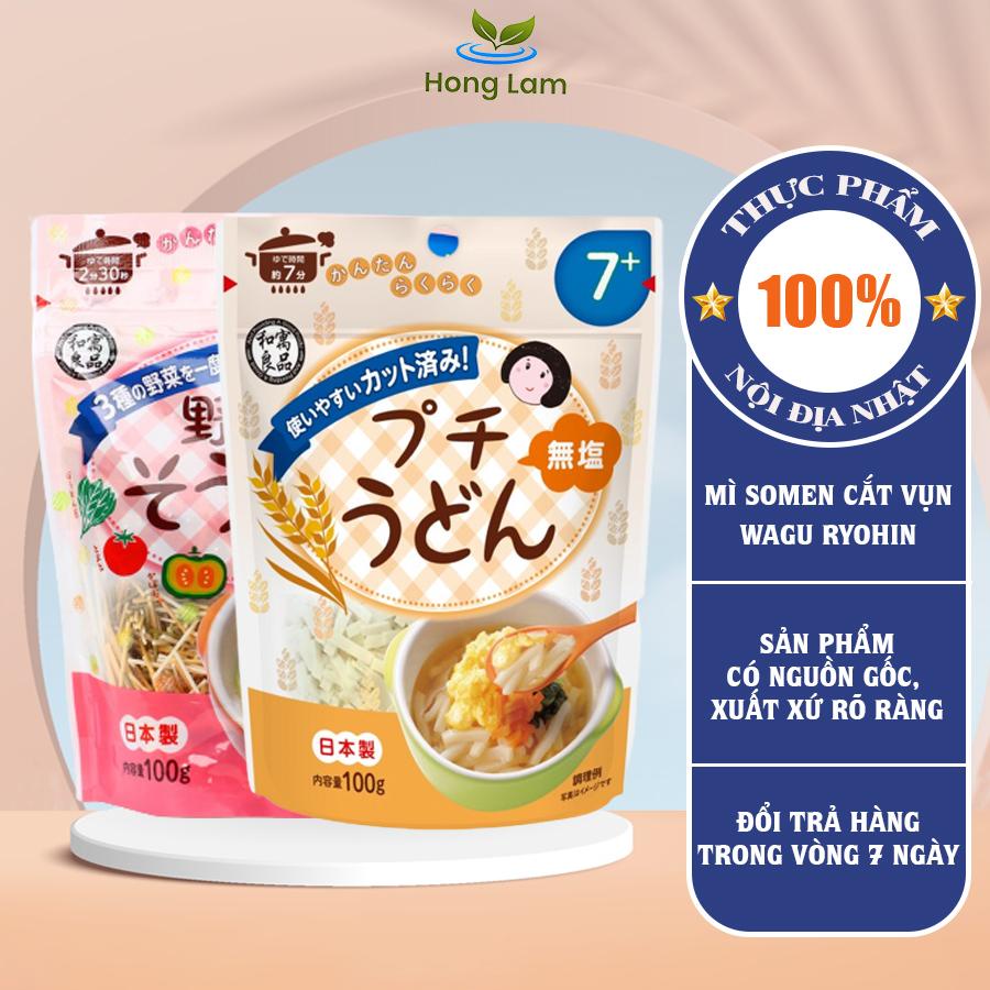 Mì Udon Cắt Vụn Ăn Dặm Ryohin 100g Cho Bé Từ 7 Tháng Tuổi