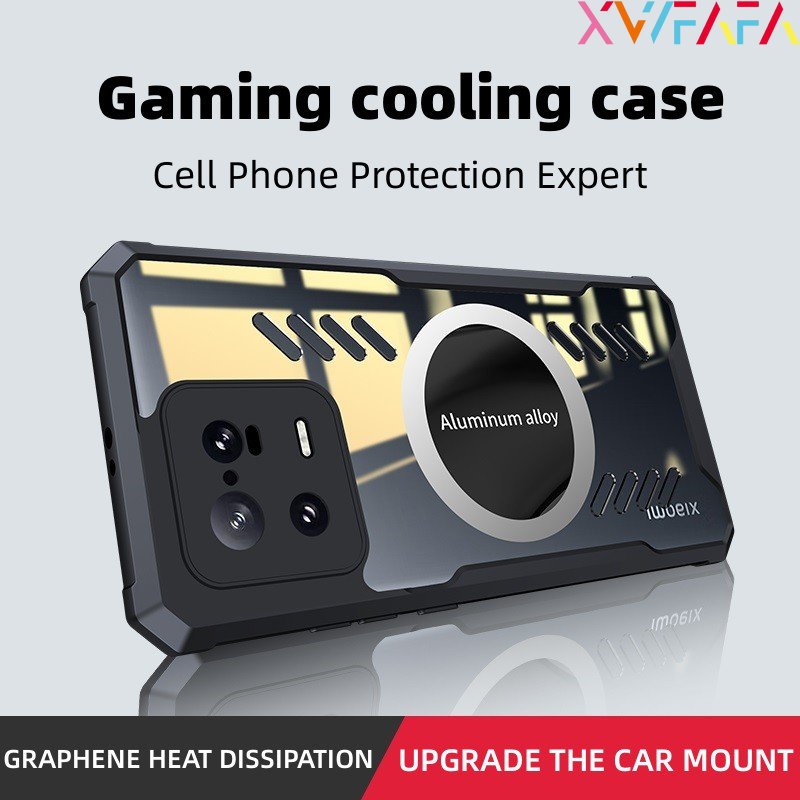 Ốp Điện Thoại Hợp Kim Nhôm Trong Suốt Tản Nhiệt Chống Sốc Cho Xiaomi Mi 13 13Pro Mi 12 12x 12s 12Pro 12Splus