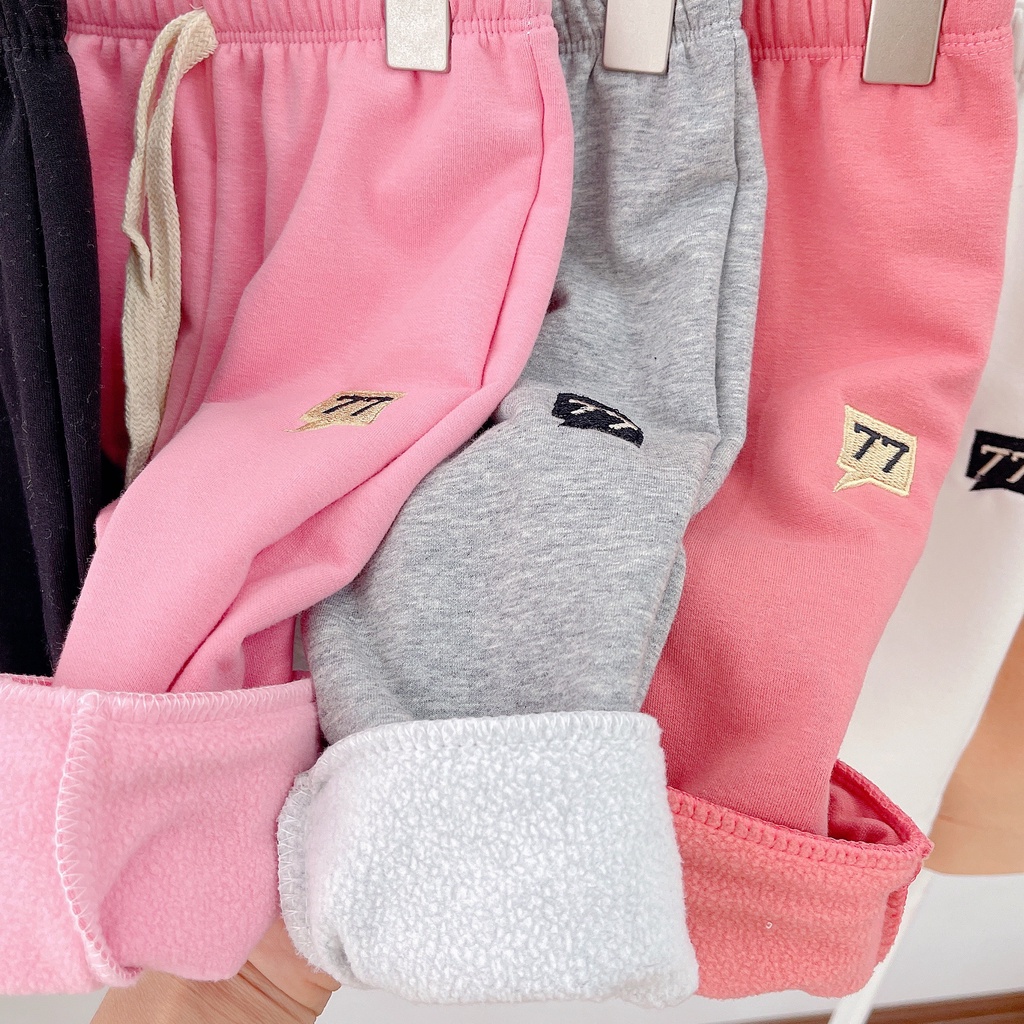 Quần nỉ bông xuất dư số 77 bảng màu cực đẹp giữ ấm cho bé Namkidshop
