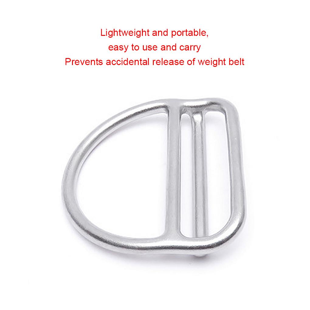 Vòng Khóa Chữ D Bằng Thép Không Gỉ Chuyên Dụng Cho Thiết Bị Lặn Biển