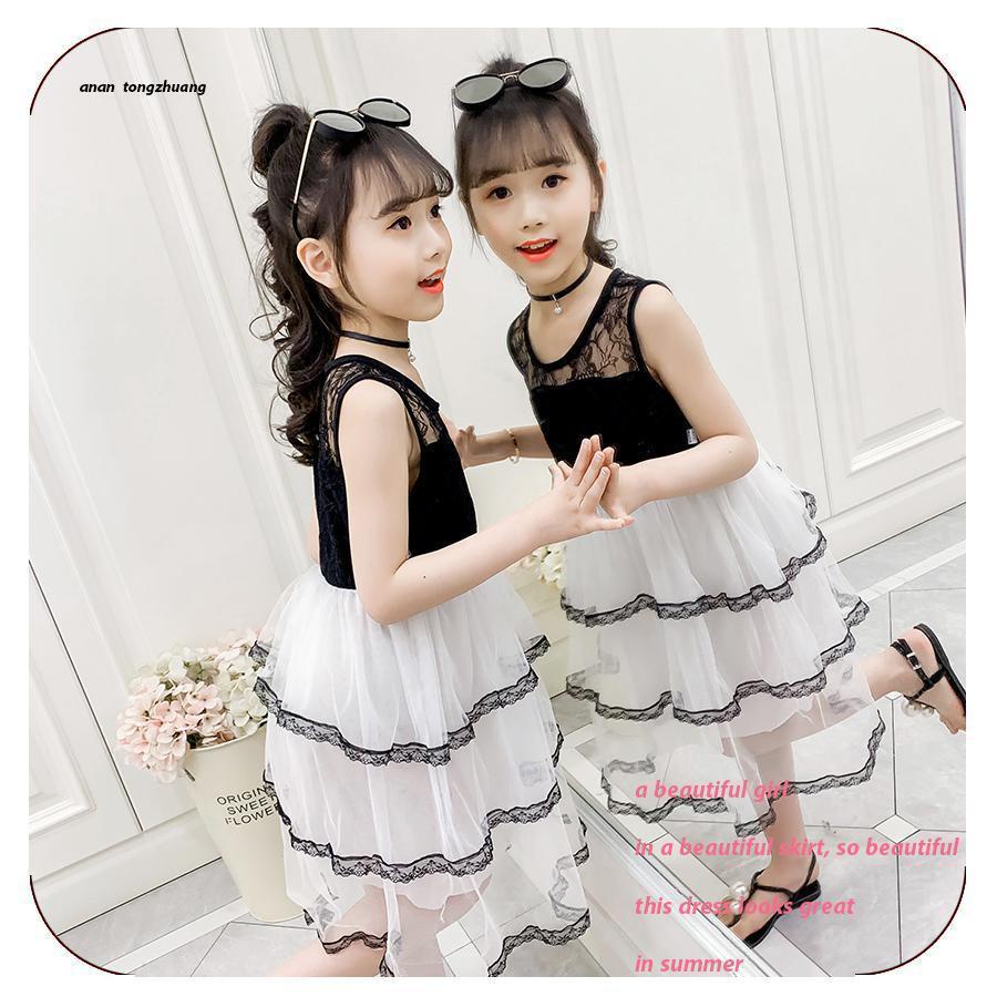 Váy công chúa mùa hè cho bé gái Váy bánh bèo mùa hè tây hóa cho trẻ em Váy xu hướng thời trang Trung Quốc và Hàn Quốc 2023