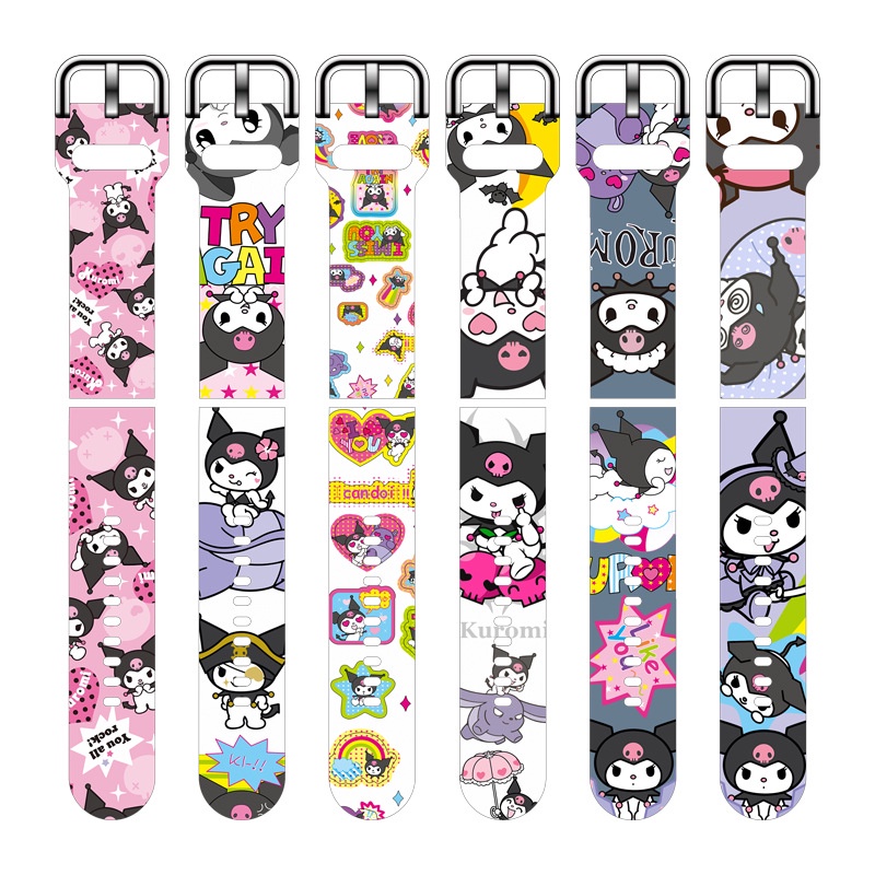 SANRIO Dây Đồng Hồ Thông Minh 20MM 22MM Cho iwatch / LG / OPPO / Huami / Jiaming / Samsung / Huawei GT