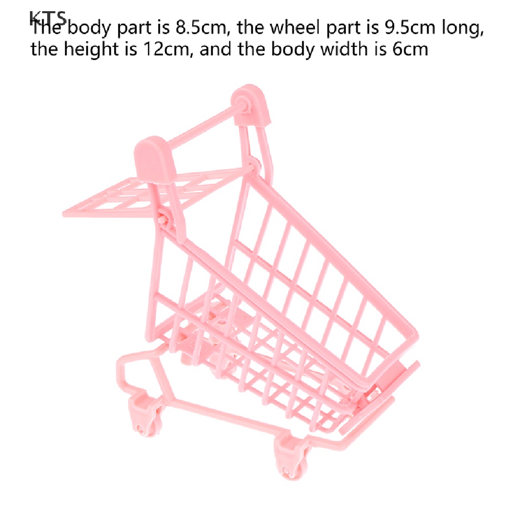 Xe Đẩy Siêu Thị Mini Tỉ Lệ 1: 12 Dùng Để Trang Trí Nhà Búp Bê