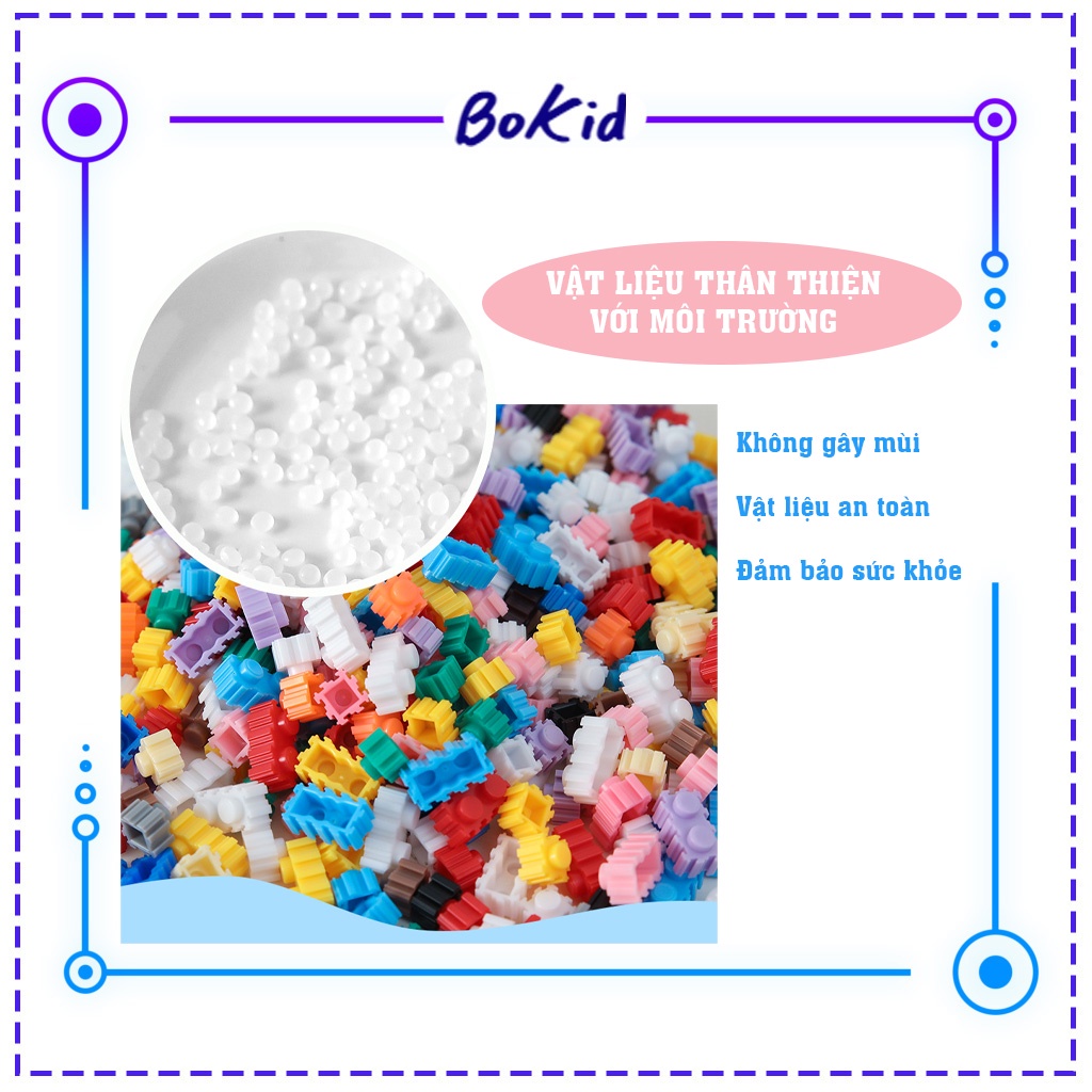 Khối Lego xếp hình Nhân Vật Hoạt Họa 3D siêu anh hùng Dễ Thương giúp bé phát triển trí tuệ