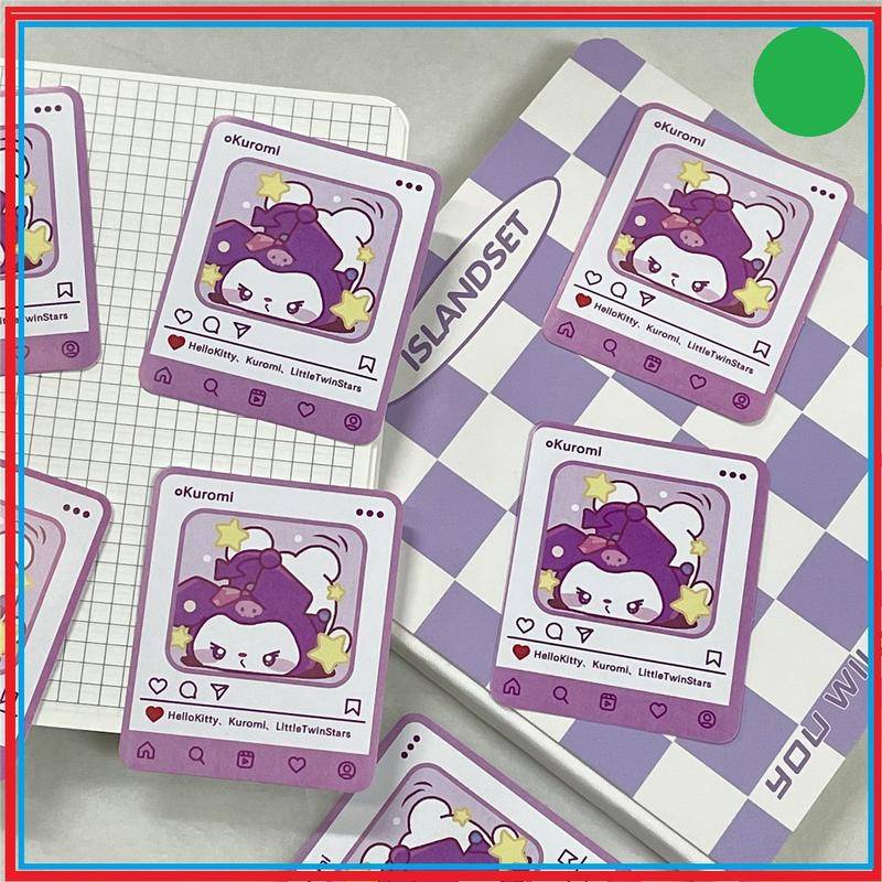 Nhãn Dán Sanrio Mymelody Kuromi Cinnamoroll Pochacco 6 Kiểu Trang Trí Gói Quà