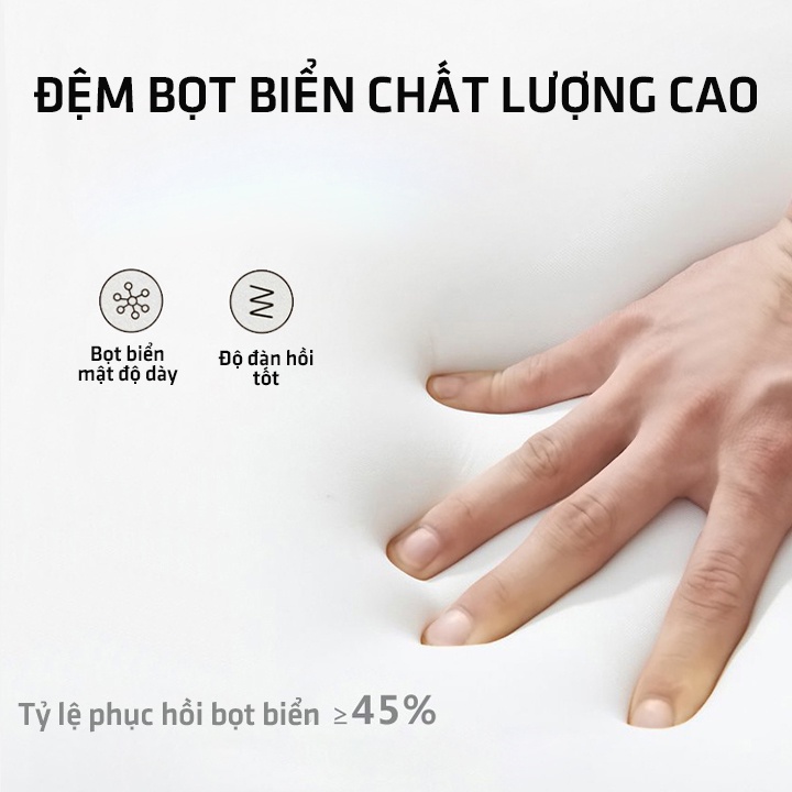 Giường Ngủ Thông Minh Gấp Gọn Đa Năng Khung Sơn Tĩnh Điện Nệm Bọt Biển Có Ngăn Chứa Đồ