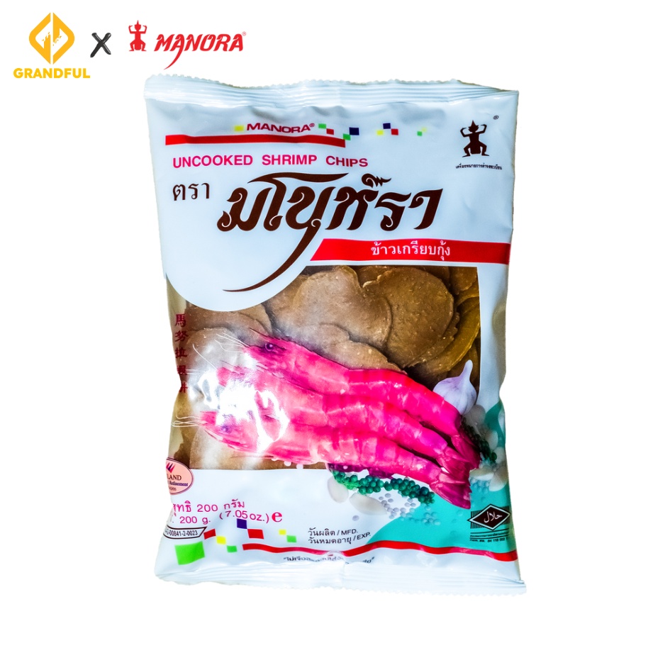 Bánh Phồng Tôm/Cua Chưa Chiên MANORA 200g