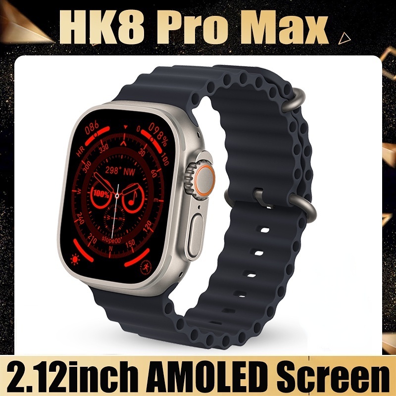 Đồng Hồ Thông Minh HK8 Pro Max Ultra 2.12 inch Series 8 49mm 1: 1 Có La Bàn Dành Cho Nam