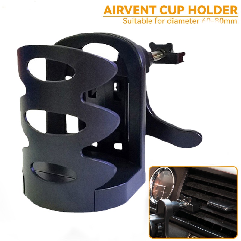 1 Giá Đỡ Bình Nước Gắn Lỗ Thông Gió Xe Hơi Tiện Dụng