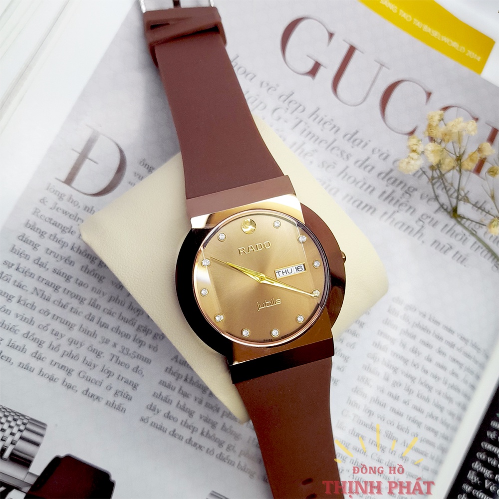 Đồng Hồ RD Nam Nữ Dây Silicon Siêu Bền Kính Sapphire Chống Nước