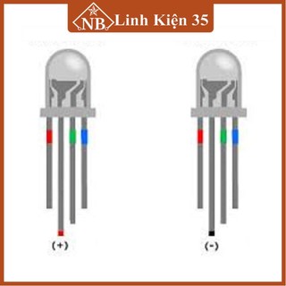 Led RGB đục - Ø5mm