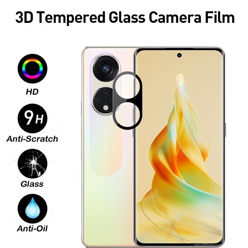 Kính Cường Lực 3D Cong Bảo Vệ Ống Kính Máy Ảnh Cho Oppo Reno 8T 5G Reno 8T 8 Pro Plus 8Pro + 8Z Reno8 Reno8T 4G 5G
