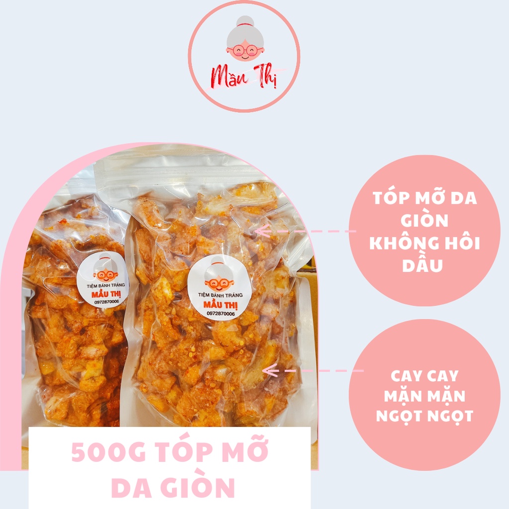TÓP MỠ RIM MẮM TỎI ỚT - TÓP MỠ DA GIÒN ( Ăn Kèm Bánh Tráng Siêu Ngon)