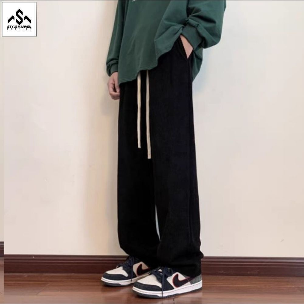 Mẫu mới quần jogger nam nữ dáng rộng thể thao dây kéo cá tính septembergirl jogger nam 004c