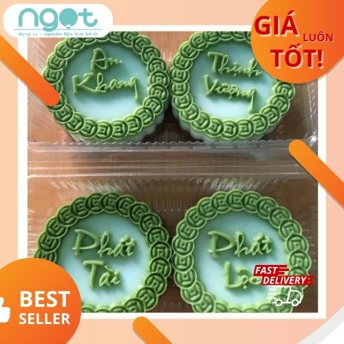 Khuôn Trung Thu Rau Câu Phúc/Lộc/Thọ/Tài/An Khang/Thịnh Vượng/Phát Tài/Phát Lộc