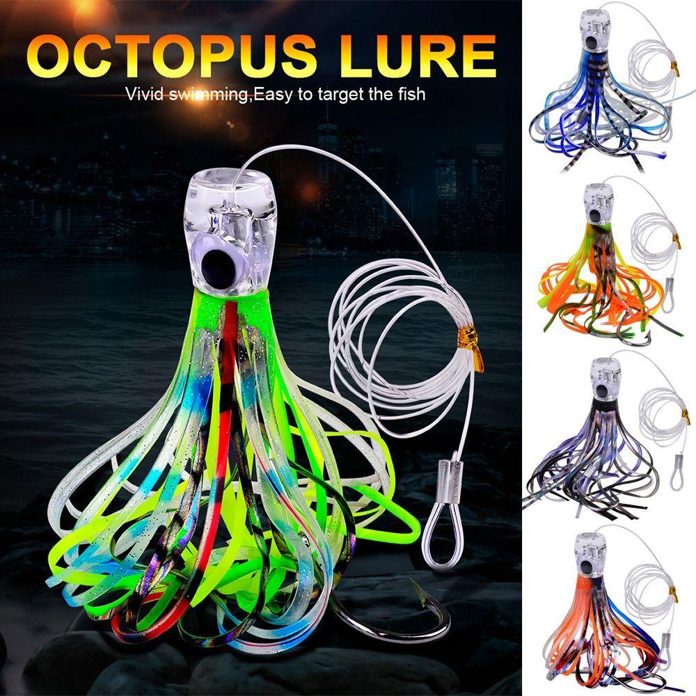 MAYSHOW Mồi Câu Cá Phát Sáng Hình Bạch Tuộc Độc Đáo