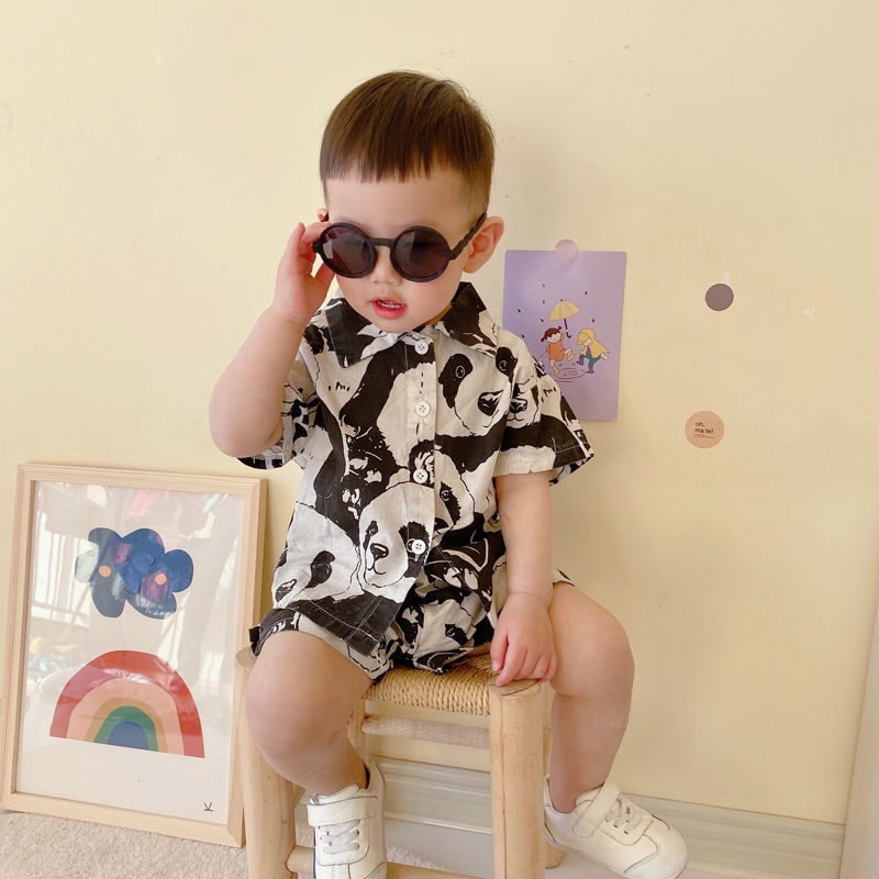 Bộ Đồ Thời Trang Mùa Hè 2023 Hai Món Phong Cách Hàn Quốc Cho Bé Trai