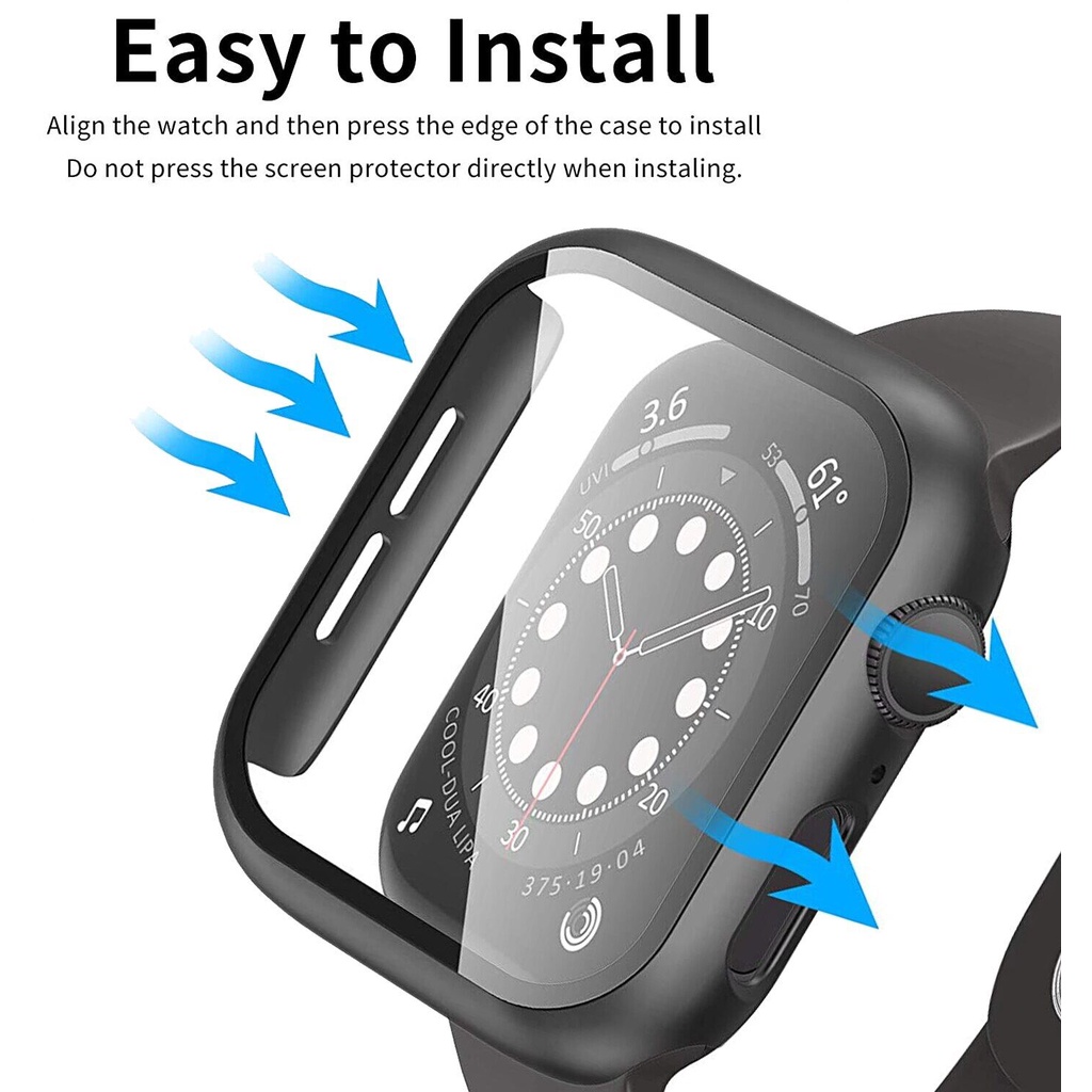 Kính Cường Lực Bảo Vệ Màn Hình Đồng Hồ Thông Minh Apple watch series 6 SE 5 3 / 2 / 1 44mm 40mm i watch 6 5 4 38 40 42 44mm