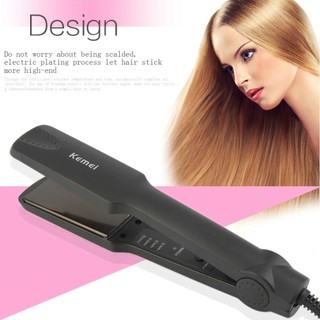 Máy duỗi tóc mini KEMEI , Máy uốn tóc làm tạo kiểu ép,là thẳng uốn cụp xoăn lọn đa năng tiện lợi cho chị em