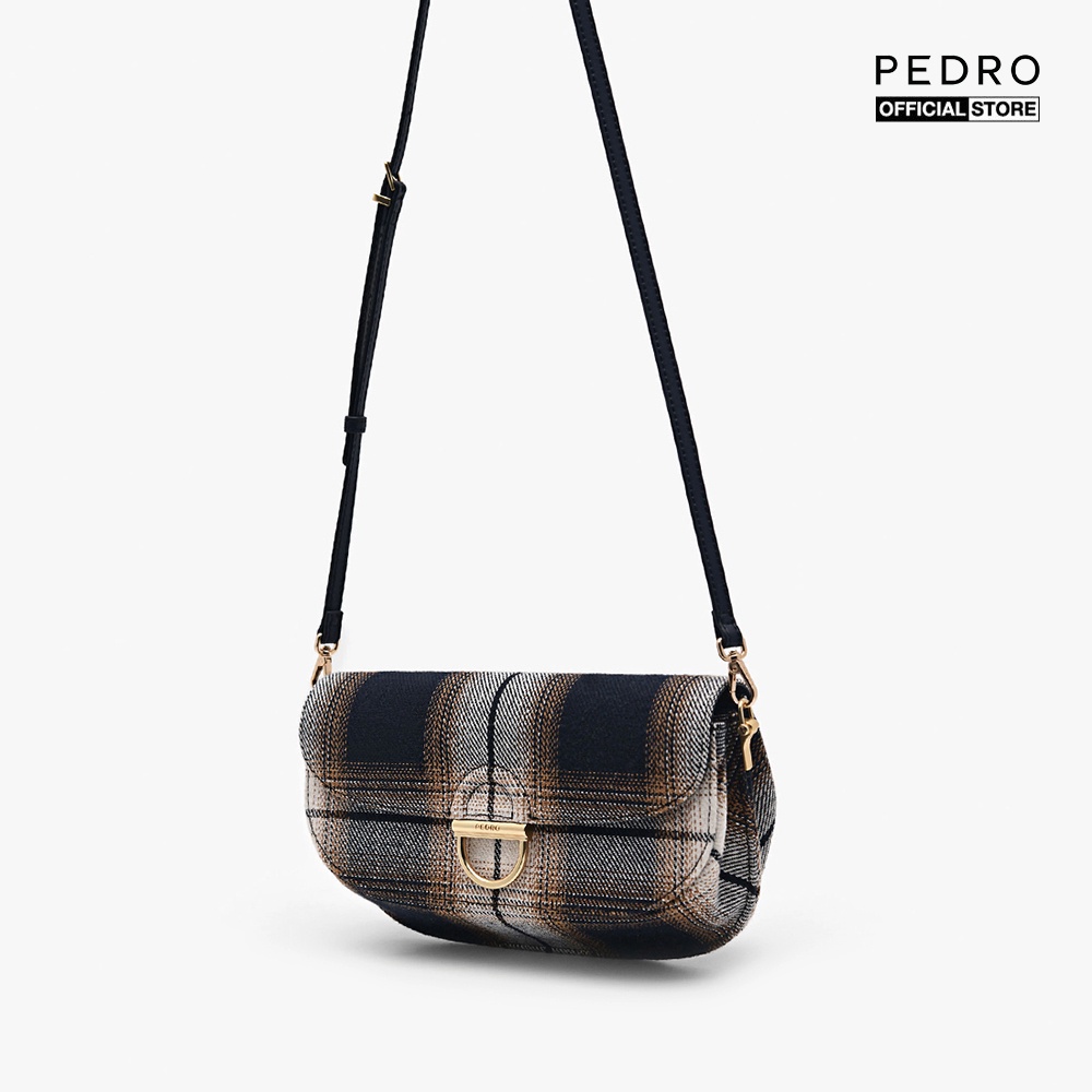 PEDRO - Túi đeo chéo nữ nắp gập phối khóa kim loại sang trọng PW2-76610063-1-24