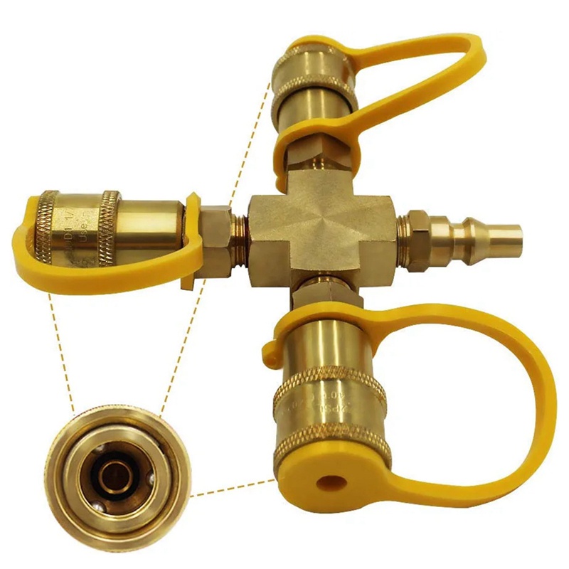 Phích Cắm Chia 3 Chiều 1 / 4Inch 250 Loại Tiện Dụng Dành Cho Vỉ Nướng Rv 'S