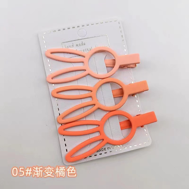 Kẹp Tóc Trang Trí Hình Thỏ Màu Gradient Mẫu Mới 2023 Dành Cho Bé