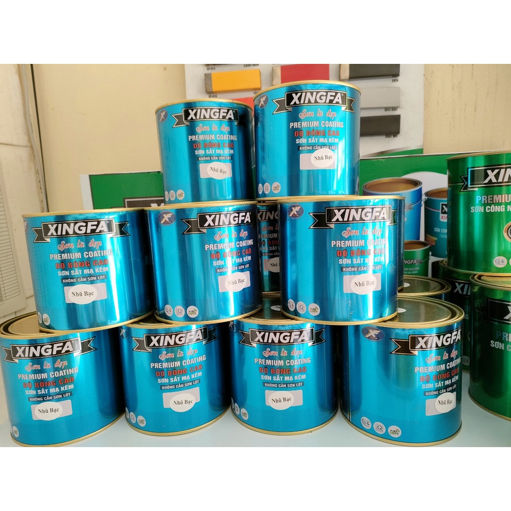 SƠN SẮT MẠ KẼM  XINGFA 1 THÀNH PHẦN LON 800ML