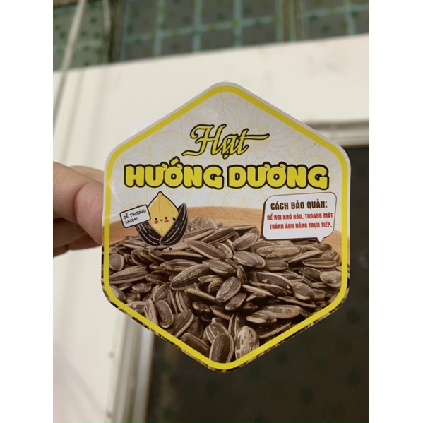 55 Tem Hạt Dưa, Hướng Dương 7X8cm Dán Thân Hộp Giá Rẻ
