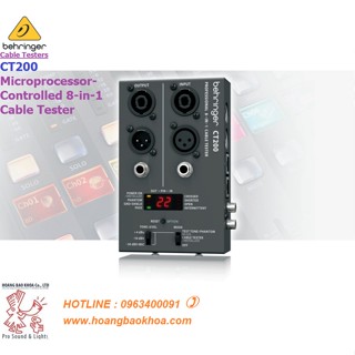 CT200 Bộ Test Dây Behringer