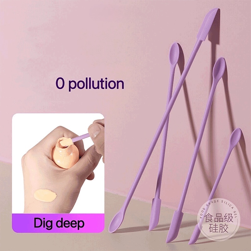 Muỗng / Xẻng / Chai Sữa Bằng Silicon Mềm Làm Sạch Tiện Dụng