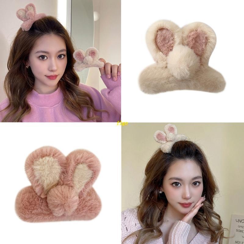 Kẹp Tóc Vải Lông Hình Hoạt Hình Anime Dành Cho Bé Gái Hóa Trang