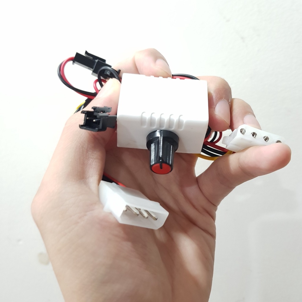 Hub chỉnh tốc độ quạt Bộ điều tốc quạt tản nhiệt cổng ATX dùng cho quạt 2 pin nguồn PSU ShopLinhKienM2M