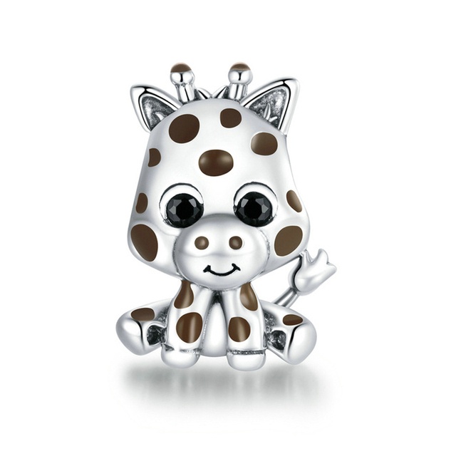 Dây Chuyền / Vòng Tay Chuỗi Hạt Màu Bạc Mặt Hình Động Vật / Cú / Chó / Chó Màu Sắc