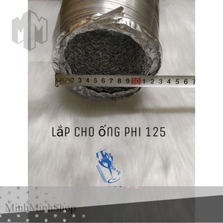 Ống bạc đường kính 125 dùng cho quạt thông gió, hút mùi. cuộn 8m