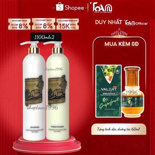 Cặp Dầu Gội Xả Garden ( Ruột Trắng ) 1100ml x 2