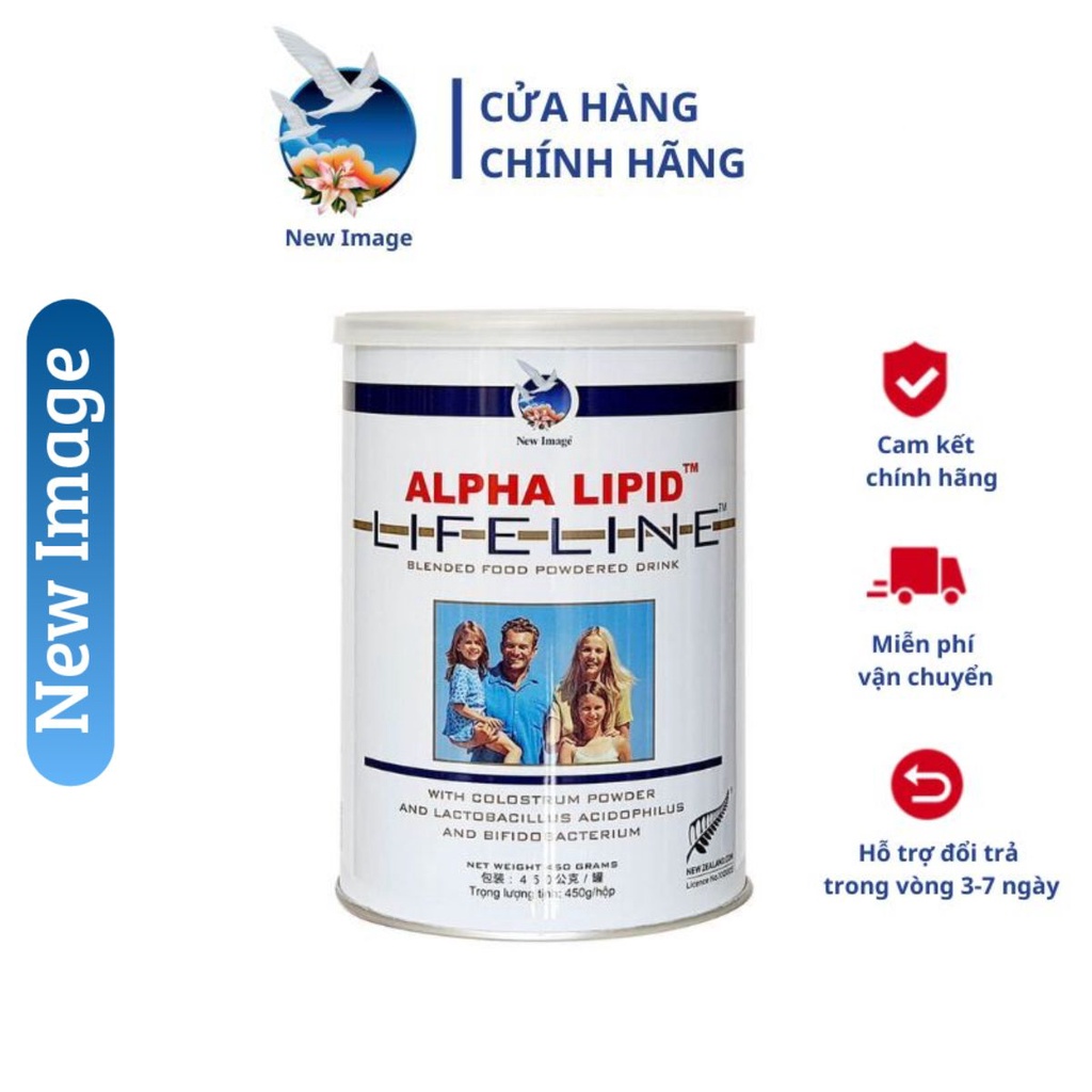 (Có hóa đơn) Sữa non Alpha Lipid Lifeline chính hãng New Zeland (450g)