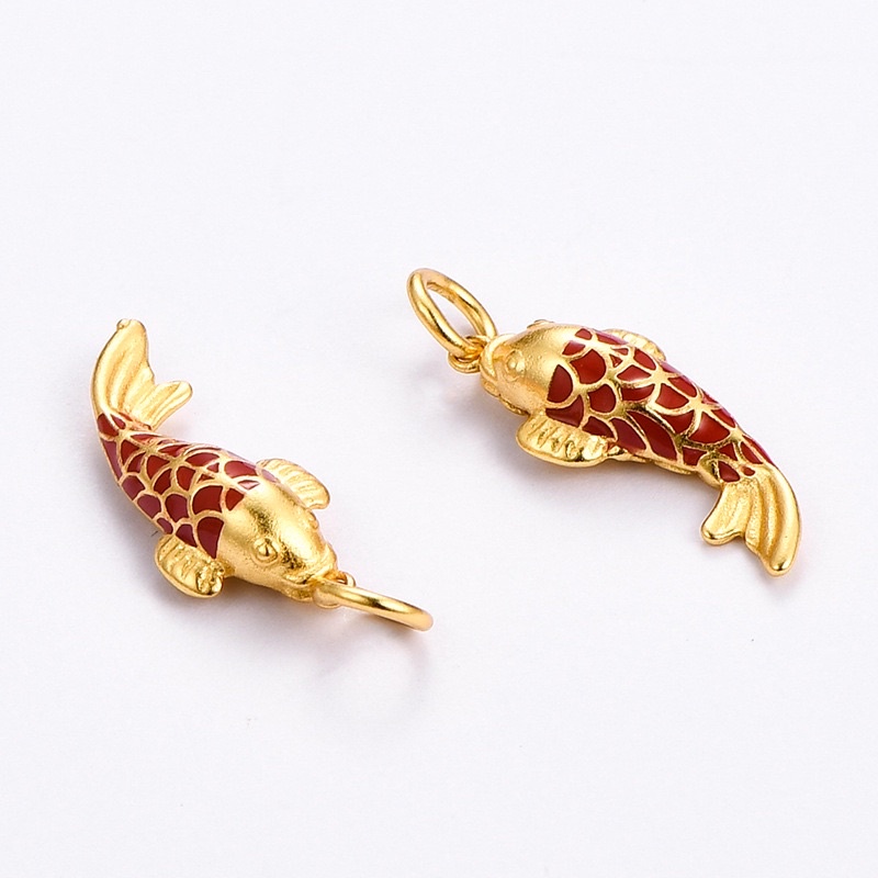 🔥GIÁ SỈ🔥 Charm Cá KOI màu đỏ tài lộc, may mắn - PH931