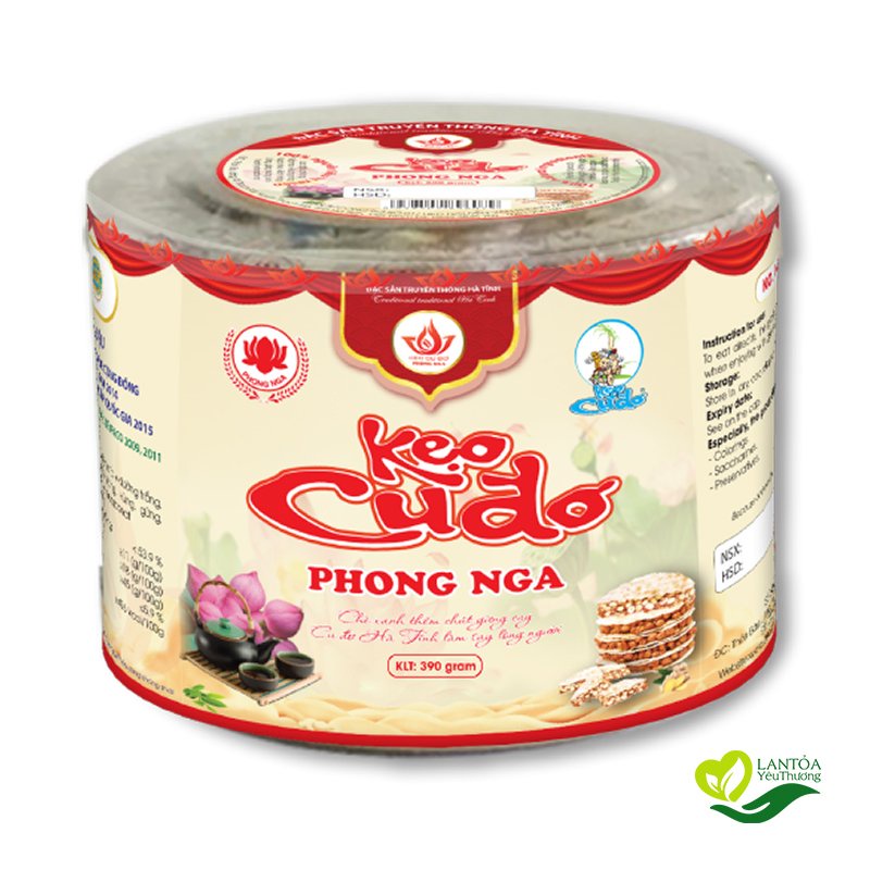 Kẹo Cu Đơ Phong Nga 240g- đặc sản Hà Tĩnh