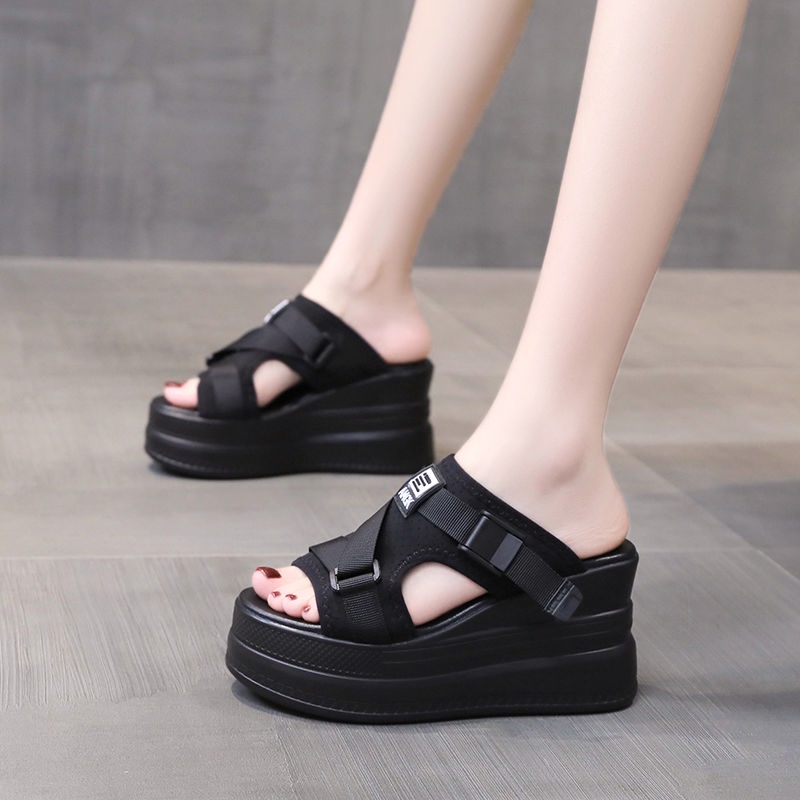 Dép Sandal Đế Xuồng Thời Trang Mùa Hè 2023 Cho Nữ