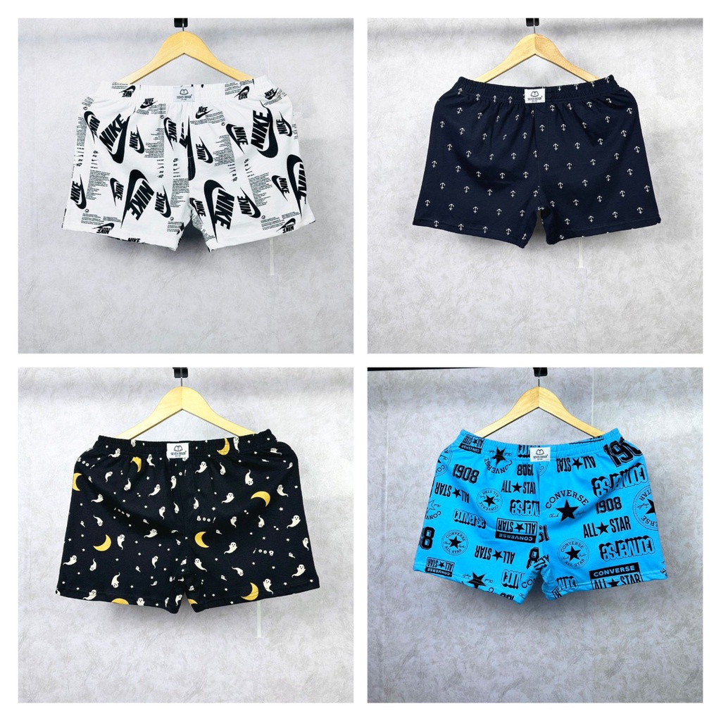 Quần đùi nam mặc nhà, quần sọt nam ngủ thun cotton co giãn mặc cực đã - THUN1118