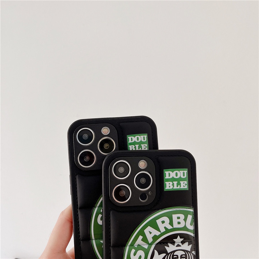 Ốp Điện Thoại Cotton Họa Tiết Puffer Cho iphone 14 Pro Max / 14 Plus / 13 Pro Max 12 Pro 11 Pro Max X XS XR