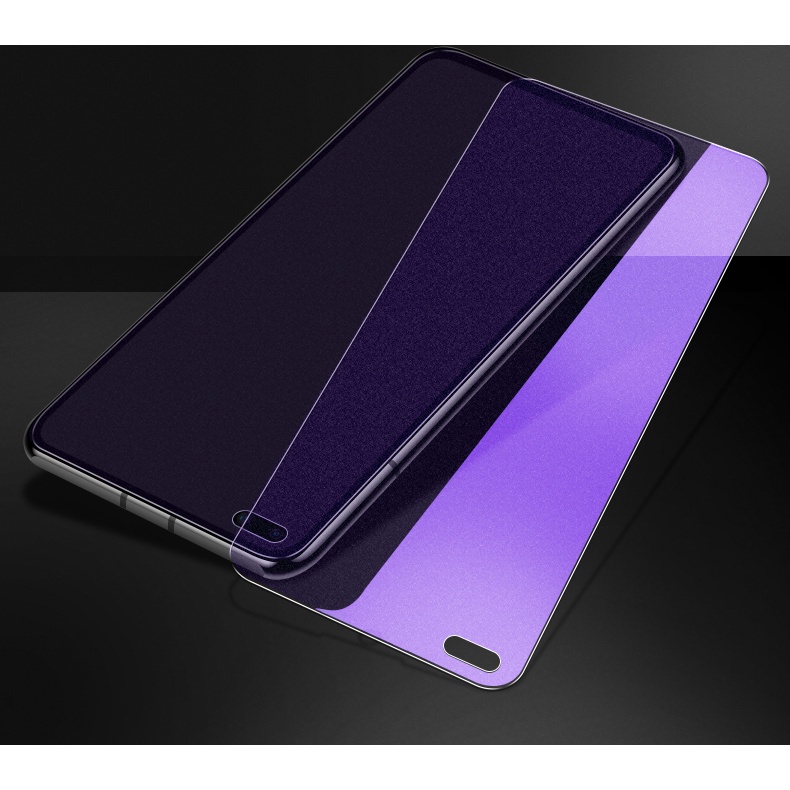 Kính cường lực chống bám vân tay toàn màn hình ánh tím tia sáng xanh cho OPPO Reno 8T 8 5G 8Z 7 7Z 6Z 5 5G 4 3 Pro 4F 2 2Z 2F 10X Reno4 Reno3 Reno2