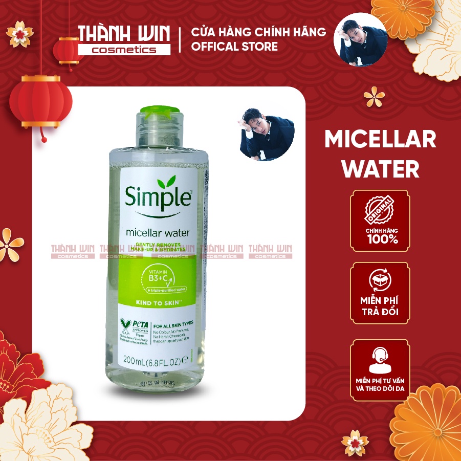 Nước tẩy trang Simple