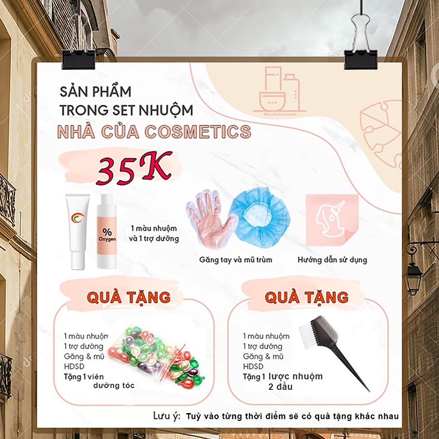 Thuốc nhuộm tóc XÁM RÊU tại nhà tặng kèm oxy, bao tay và mũ chùm ủ tóc - ngoclan.violet